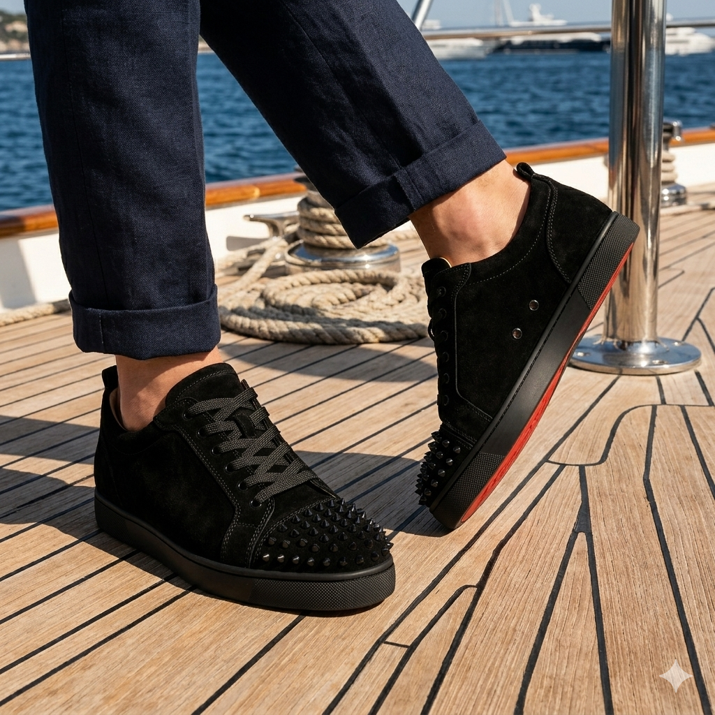 Christian Louboutin Sneakers White Spikes